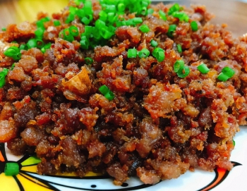 Mắm Tép Chưng Thịt