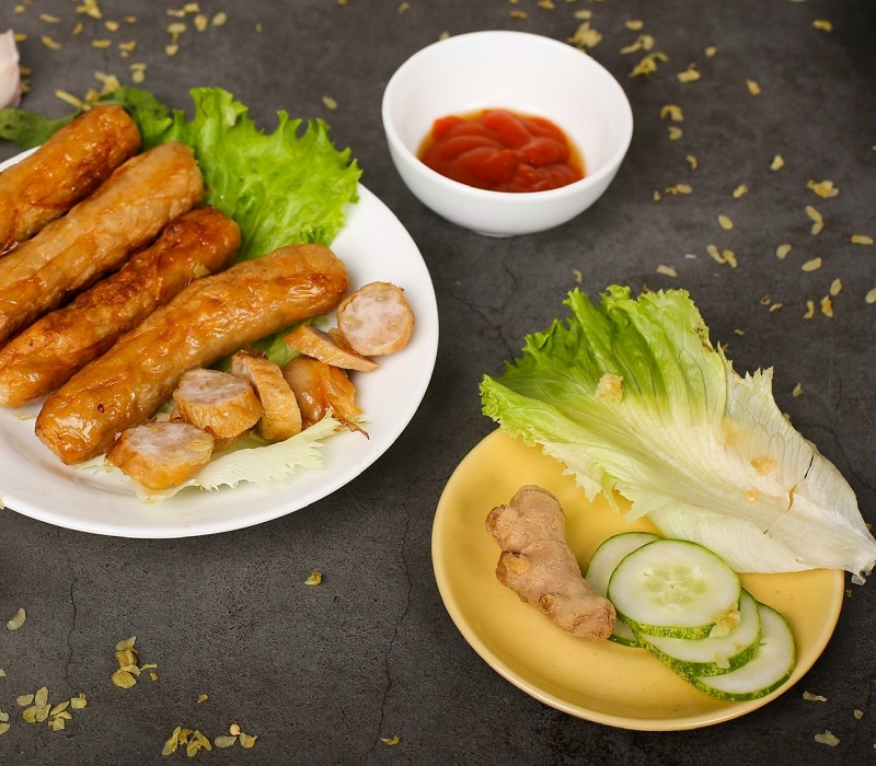 Giá xúc xích cốm