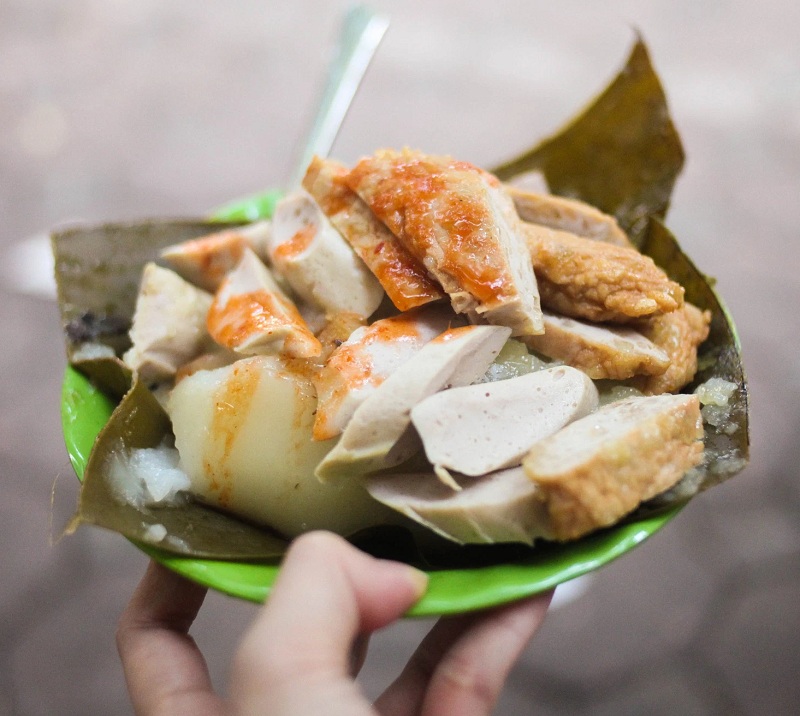 Món ngon với chả mỡ nướng